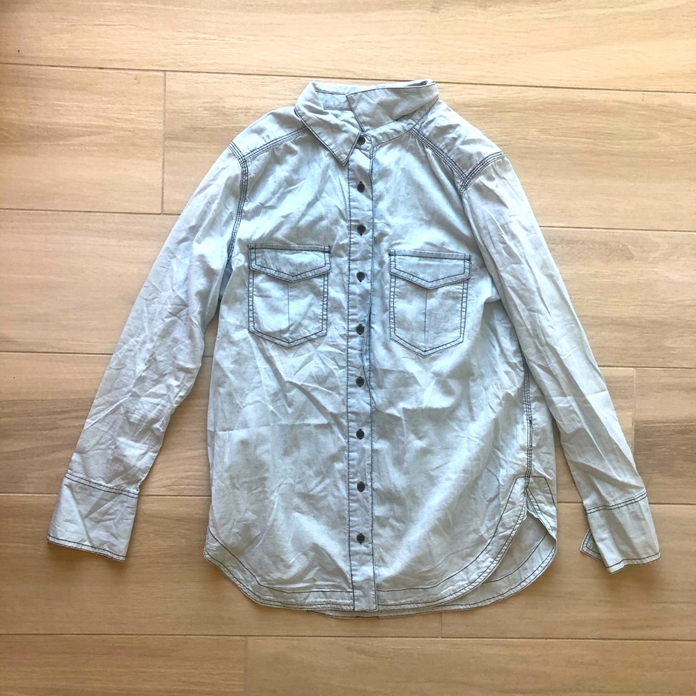 Free people button up shirt